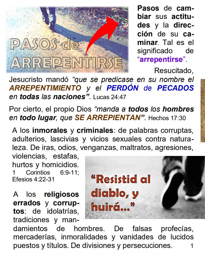 Página de 21- Acercandose a Dios en busca de Perdon Honra y Vida Eterna- PASOS de OIR y CREER